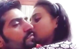 Hot couple is making out staring into the phone screen seductively