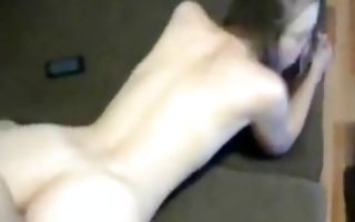 Raunchy brunette girlfriend gets doggystyle dicked hard